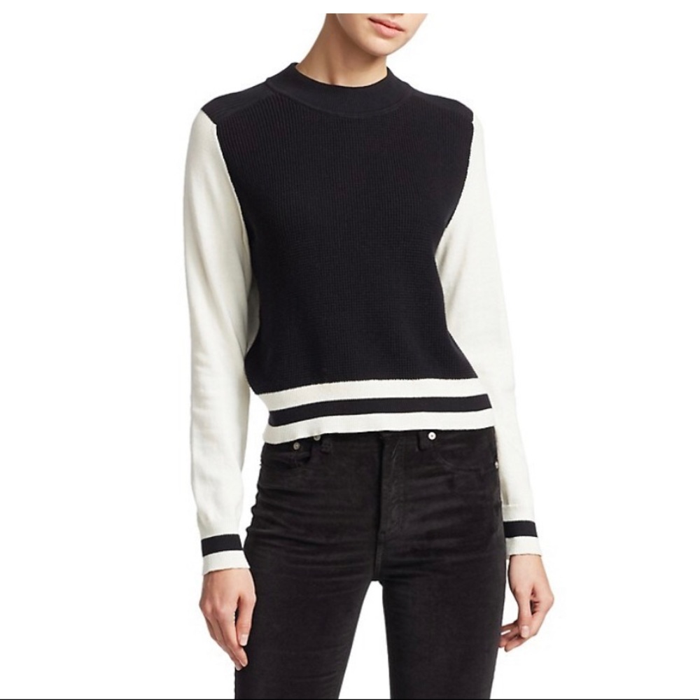 Rag & Bone Dean Wool Colorblock Sweater - Small